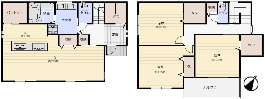 物件○○の間取り図