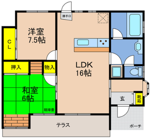 物件○○の間取り図