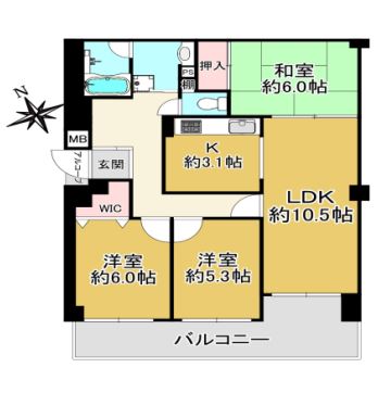 物件○○の間取り図