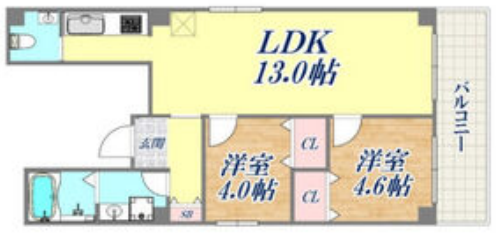 物件○○の間取り図