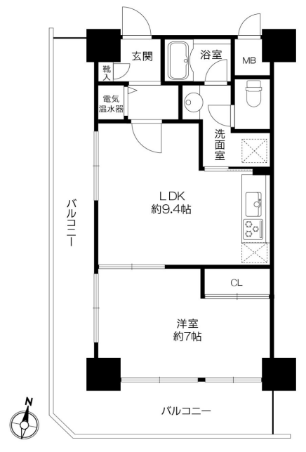 物件○○の間取り図