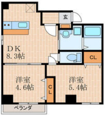 物件○○の間取り図