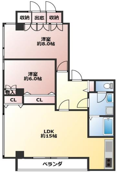 物件○○の間取り図