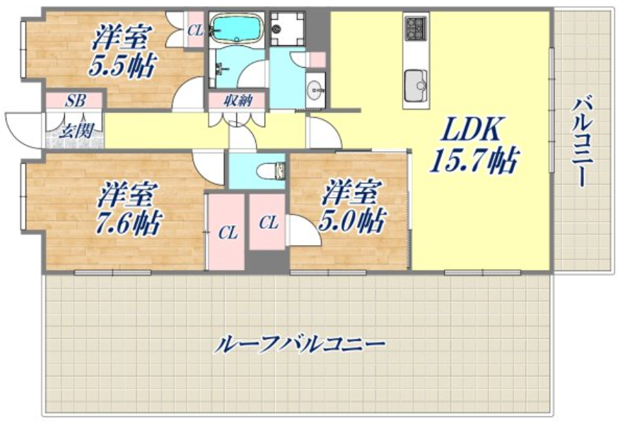 物件○○の間取り図