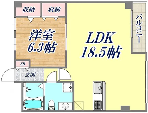 物件○○の間取り図