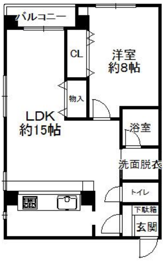 物件○○の間取り図