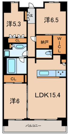 物件○○の間取り図