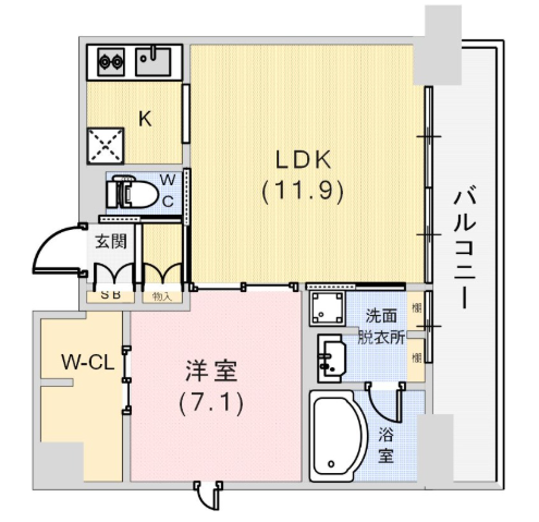 物件○○の間取り図