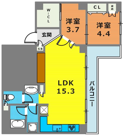 物件○○の間取り図