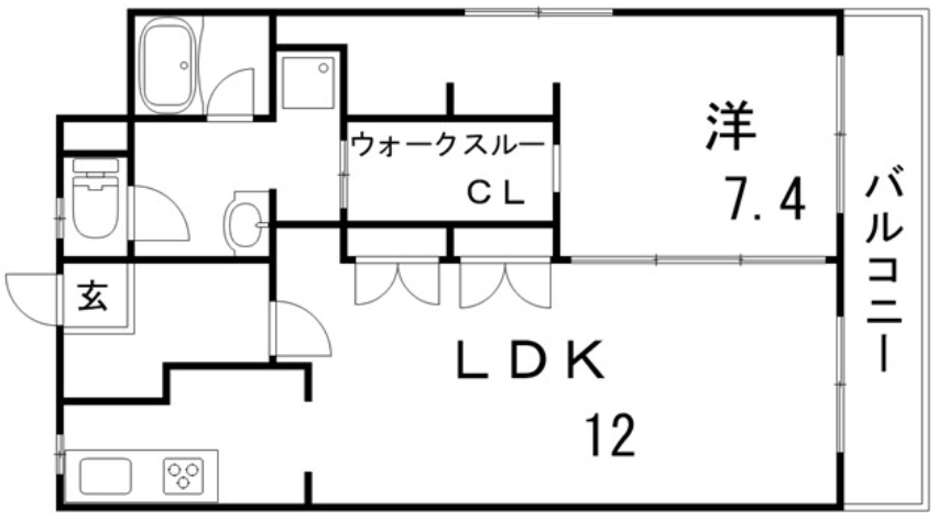 物件○○の間取り図