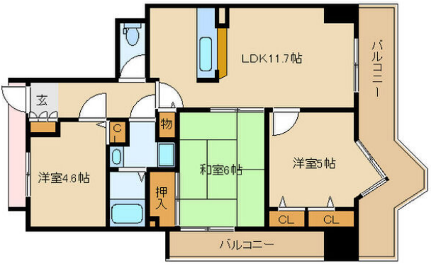 物件○○の間取り図