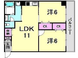 物件○○の間取り図