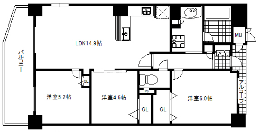 物件○○の間取り図