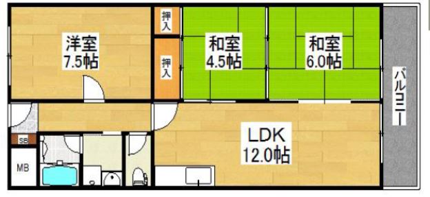 物件○○の間取り図