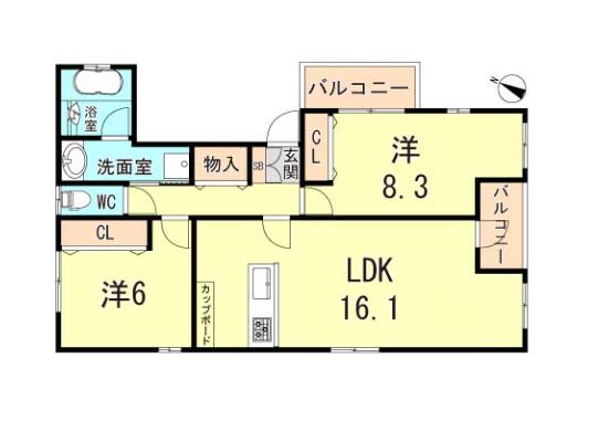 物件○○の間取り図