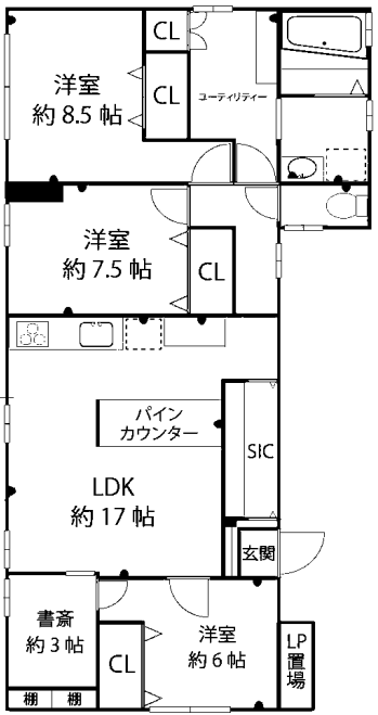 物件○○の間取り図