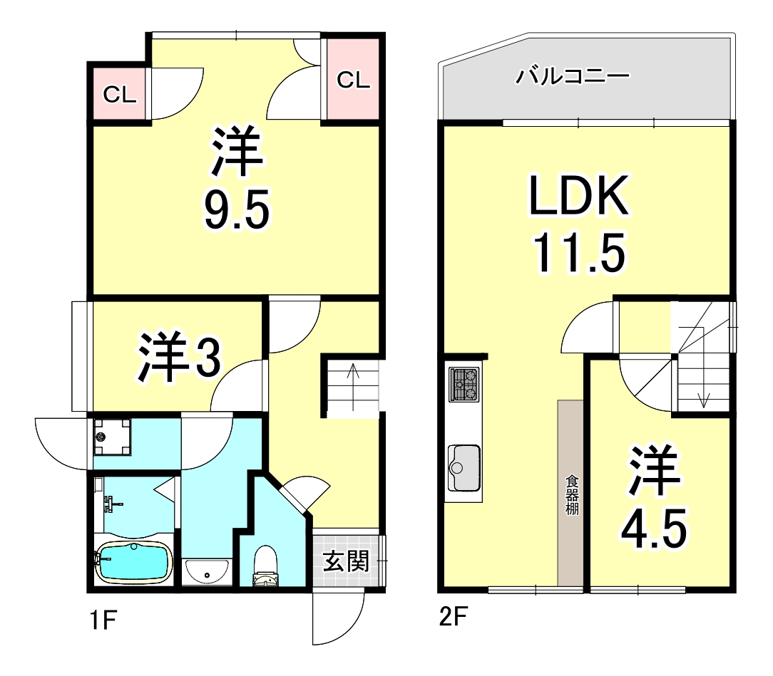 物件○○の間取り図