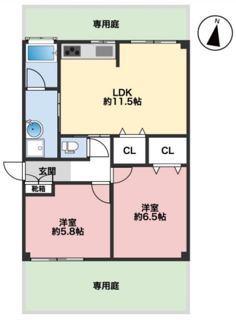 物件○○の間取り図