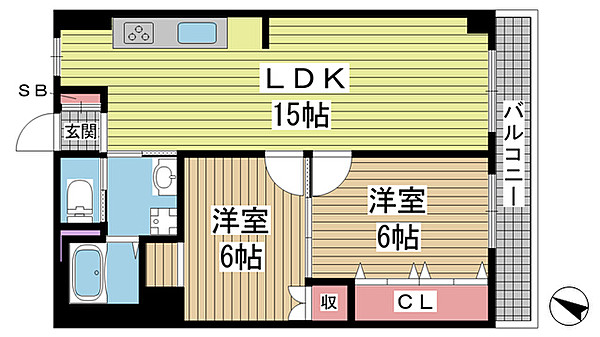 物件○○の間取り図