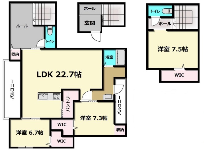 物件○○の間取り図