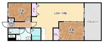 物件○○の間取り図