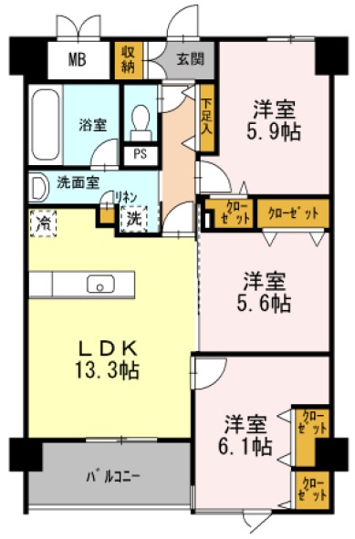 物件○○の間取り図