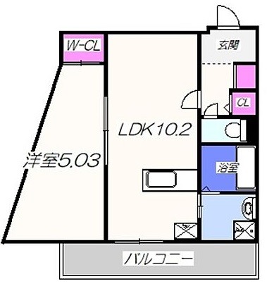 物件○○の間取り図