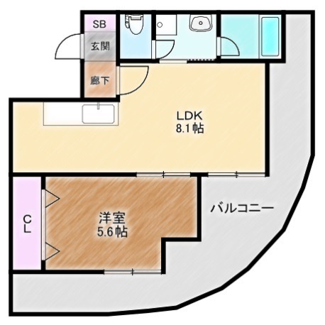 物件○○の間取り図