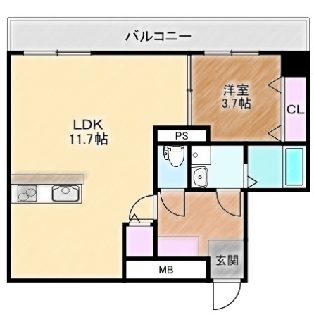 物件○○の間取り図