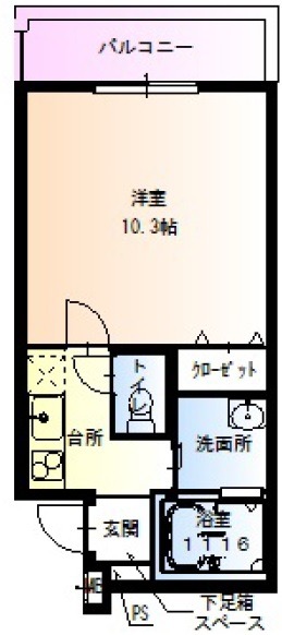 物件○○の間取り図