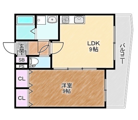 物件○○の間取り図