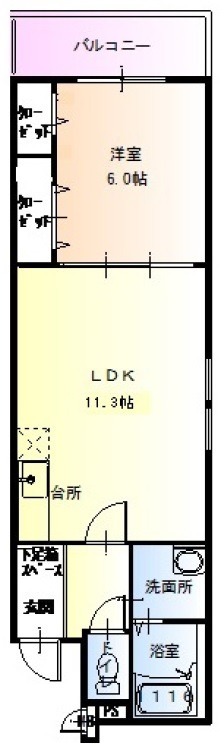 物件○○の間取り図