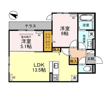 物件○○の間取り図