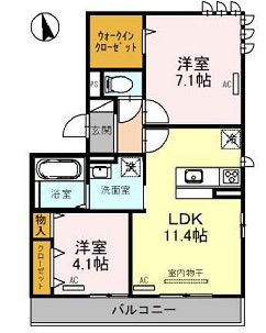 物件○○の間取り図