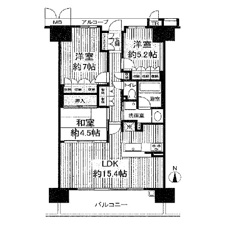 物件○○の間取り図