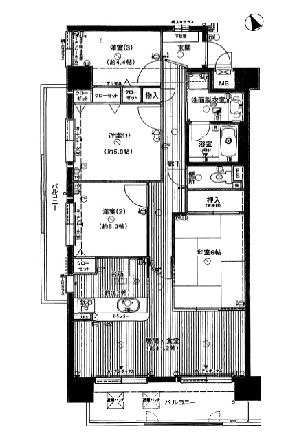 物件○○の間取り図