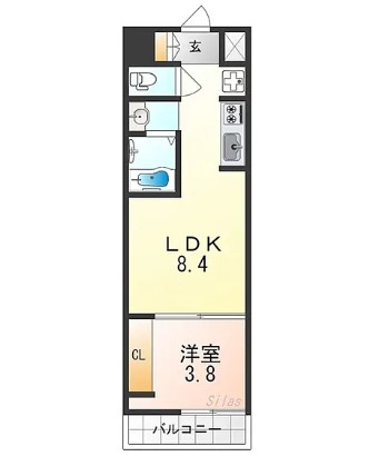 物件○○の間取り図