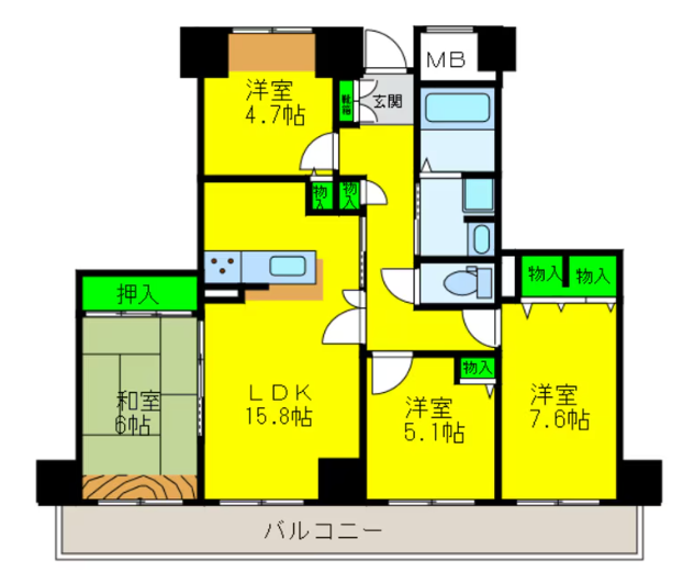 物件○○の間取り図