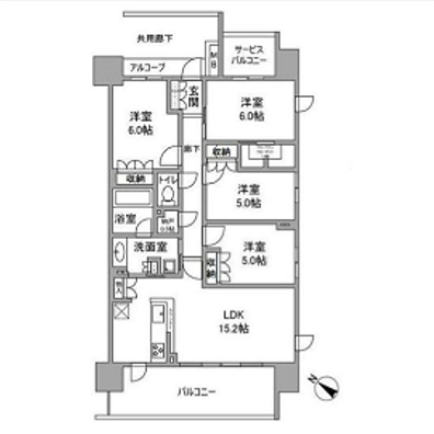 物件○○の間取り図