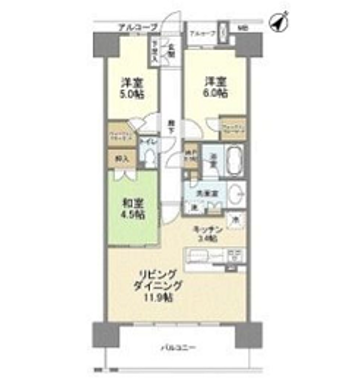 物件○○の間取り図