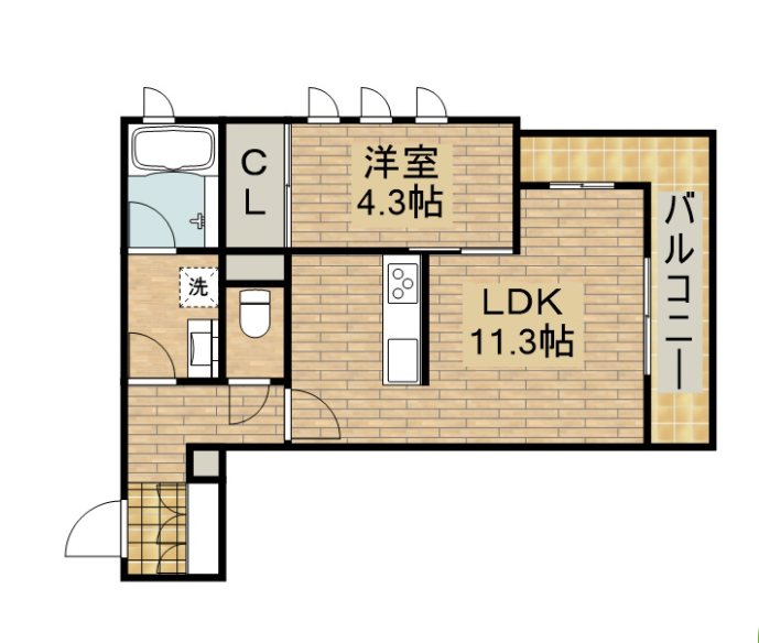 物件○○の間取り図