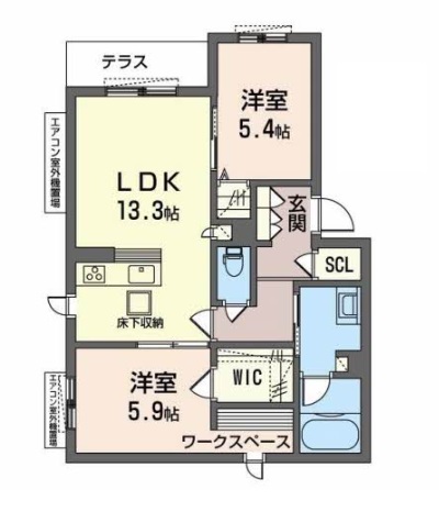 物件○○の間取り図