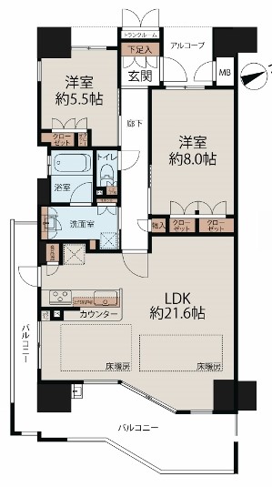 物件○○の間取り図