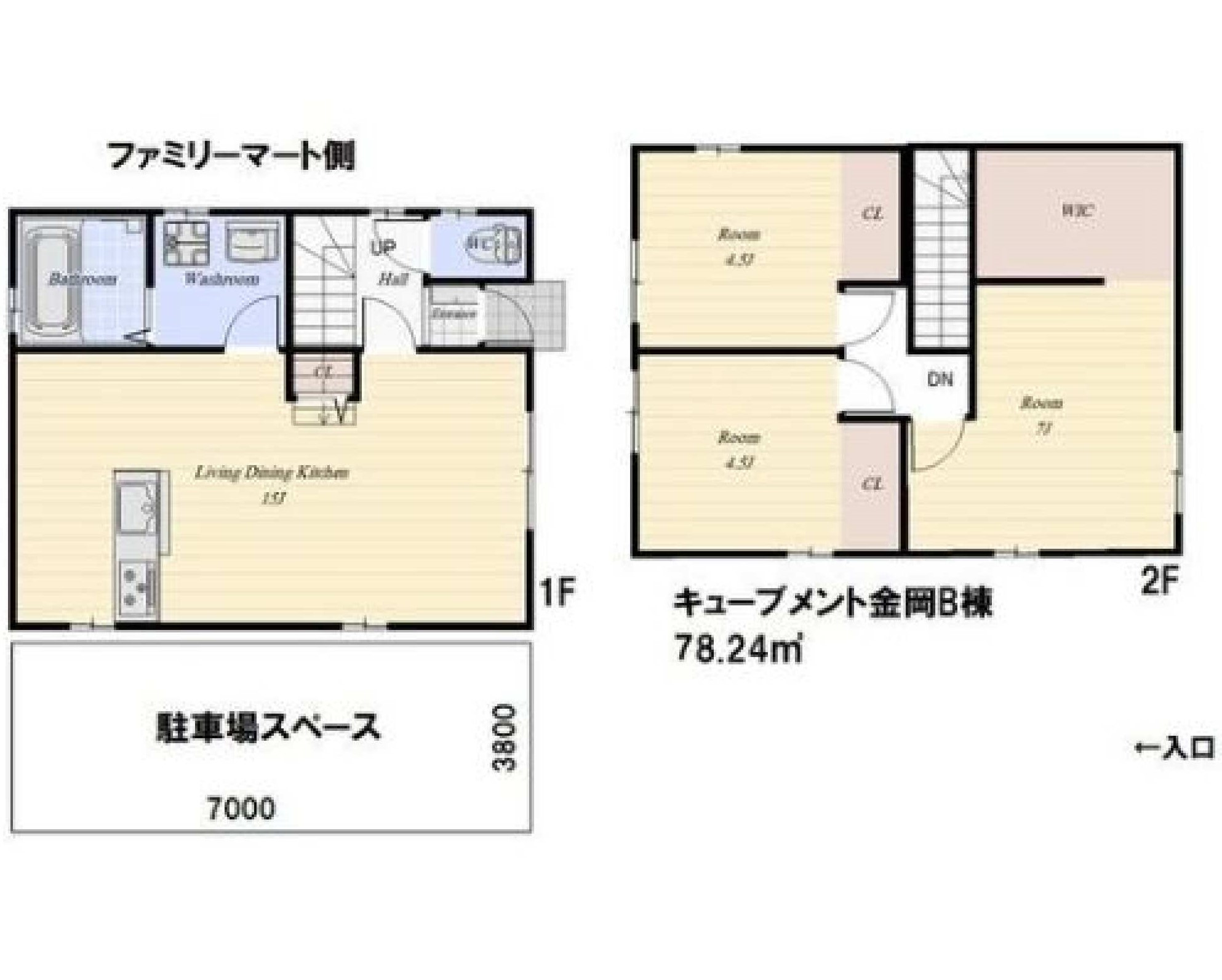 物件○○の間取り図