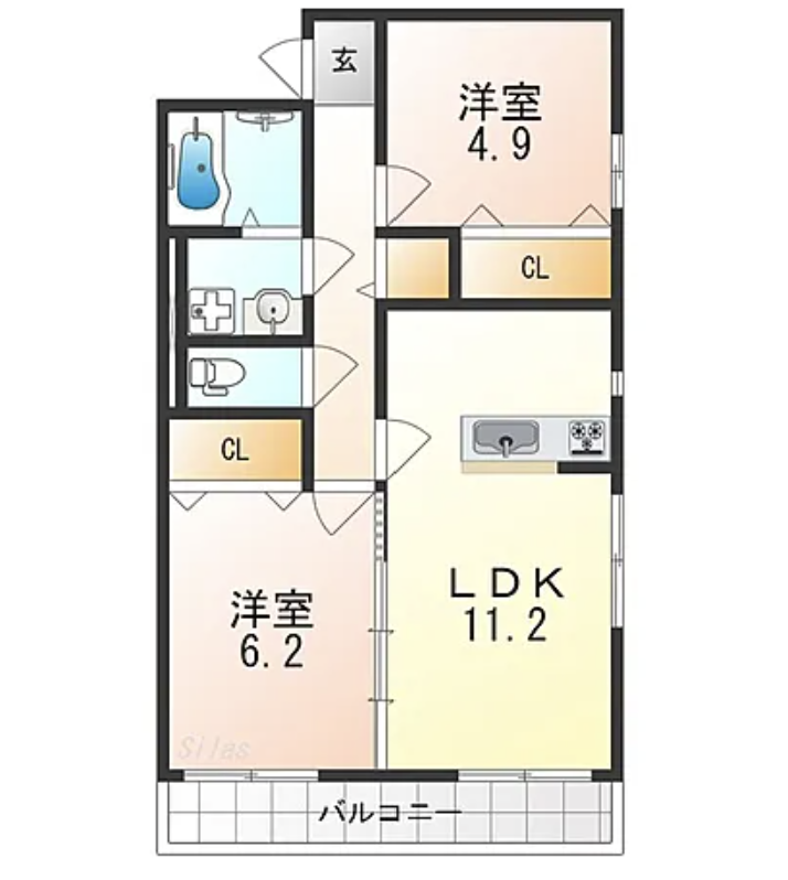 物件○○の間取り図